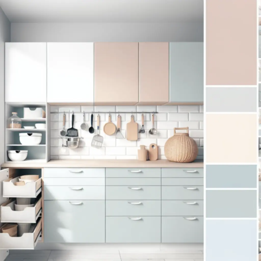 Starannie zorganizowana polska kuchnia z organizerami Cookyvaro