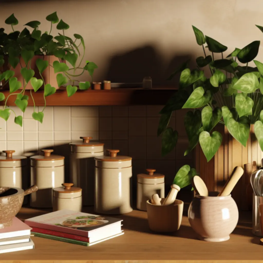 Estetycznie zorganizowana kuchnia z akcesoriami Cookyvaro.