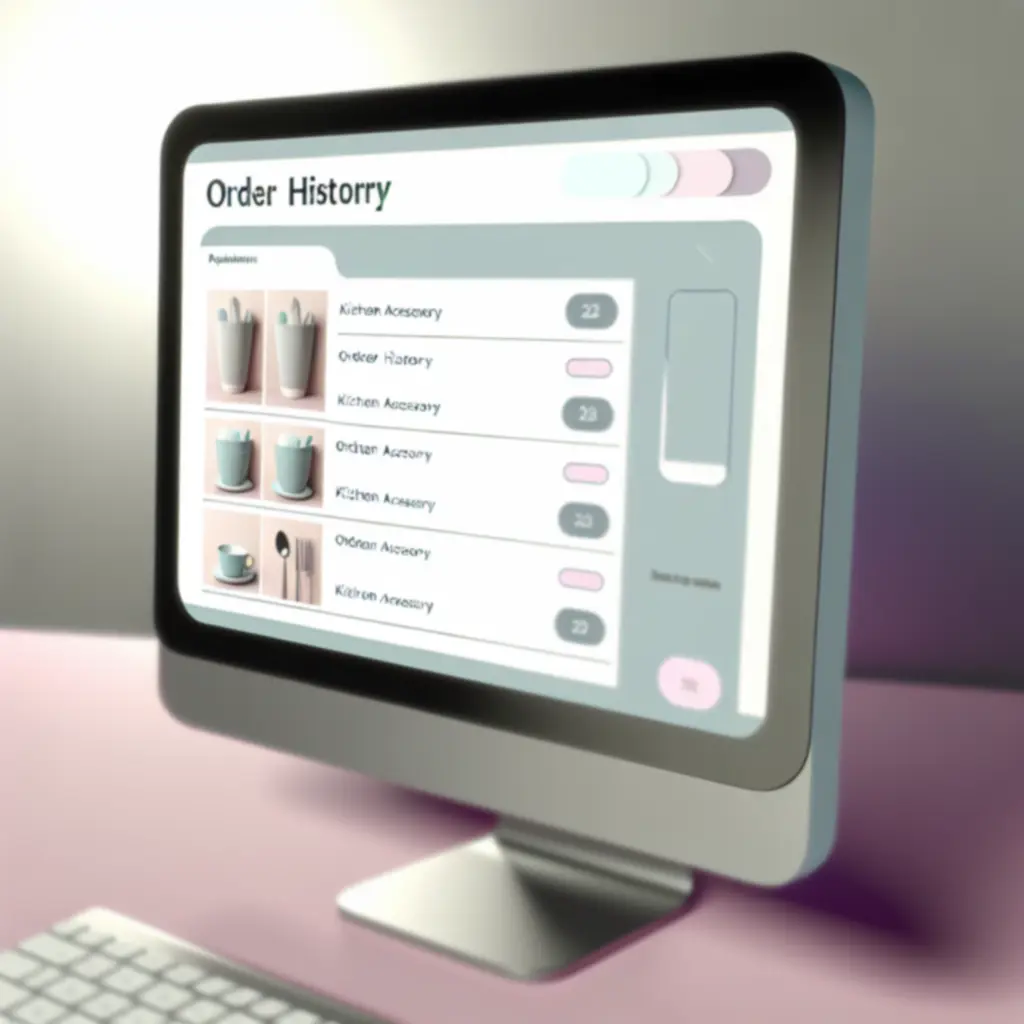 Przykładowa lista zamówień klienta